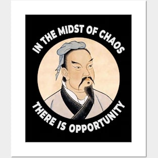 🐼 In Midst of Chaos There Is Opportunity, Sun Tzu Quote Posters and Art